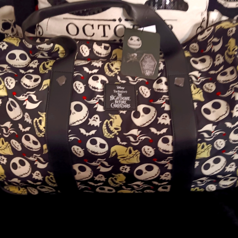 Nightmare before Christmas bag with wheels.